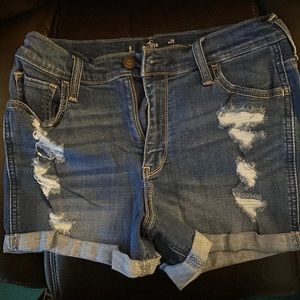 Hollister High Rise Ripped Jeans